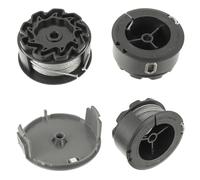 EPLZON F016800570 Replacement Trimmer Spool 1.6mm x 6M Compatible with Bosch Universal GrassCut 18/18-26/18-260 Grass Trimmer (3 Spool + 1 Cover)