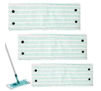 EPLZON Pack of 3 Mop Covers for Leifheit Combi/Clean Twist M Micro Duo Floor Mop Replacement Cover, 42 x 15 cm Kit Replacement Microfibre Mop Cloth Cover for All Floor Types, Ideal for Tiles and