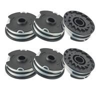 EPLZON Replacement Spool and Spool Cover, Compatible with Parkside LIDL PRT 550 A1, B2, C3; PRTA 20-Li C3 Replacement Parts Edge Cutter (6 Replacement Spool)