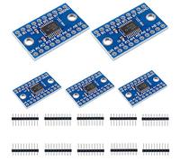 EPLZON TXS0108E High Speed Full Duplex Logic Level Converter 8 Channel SPI 8 Way 3.3V 5V I2C IIC 8-Bit Bi-Directional Converter Module Compatible with Raspberry Pi and Arduino (Pack of 5 Set)
