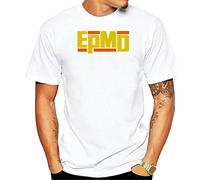 EPMD T-Shirt - Old School York City Hip Hop - Strictly Business Tees Men's Clothing White(Large)