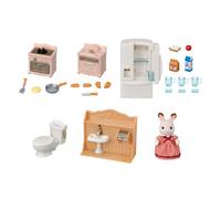 Epoch Sylvanian Families Set Motherhouse Accessories Figures Beige
