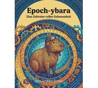 Epoch-ybara: Eine Zeitreise voller Gelassenheit: 50 historische Capybara-Abenteuer zum Ausmalen für Erwachsene | Von der Urzeit bis zur Zukunft | Anti-Stress Malbuch