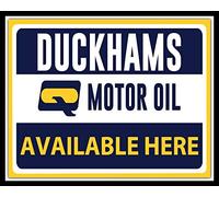 EpochSign Metal Tin Sign Duckhams Motor Oil Car Mechanic Garage Workshop Man Cave Metal Plaque Sign Sign 12x12 inches