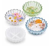 EPODA Epoxy Resin Mold, Bowl Shape Silicone Resin Mold for Decorative Home Accessories, Storage Container, Candle Holder, Potted Plants,Perfect for Christmas（Small）