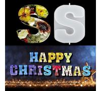 EPODA Resin Letter Moulds,3D Large Alphabet Silicone Molds,Large Letter Epoxy Molds,DIY Resin Casting Letter Moulds for DIY Crafts,Home Party Decoration,Birthday Wedding Party,Candle Wax(S)