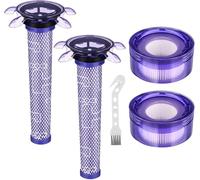 EPODA Upgraded V8 Vacuum Filter Compatible with Dyson V8 (SV25), V7 (SV37) - Includes 2 Pre-Filters & 2 Post-Filters, Replaces Part # 965661-05