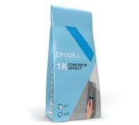 EPODEX CONCRETE EFFECT Concrete Look Render - Light Grey | Textured Plaster for Walls, Tiles & More - Indoor & Outdoor - 5 kg (5 m² - 1 mm layer)