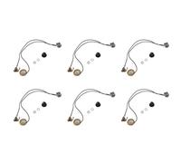 Epodmalx 6set 27MM Guitar Pickup Piezo Transducer Prewired Amplifier with 6.35MM Output Jack for Acoustic Guitar Ukulele