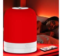 EPOE Red Light Therapy Sleep,Reds Nightlight with 670nm Wavelength Aid to Support Deep Relaxation,Touch Remote Control Red Light for Sleep Lamp Backed by Science for Adults & Kids Bedrooms