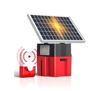 Epoify Solar Fence Charger 1.2J 20 Mile Dual Power Fence Energizer