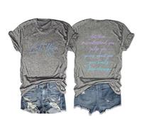 Epokay Let Them Misunderstand You Judge You Gossip About You Keep Shinning T-Shirt Self-Love Confidence Graphic Tees, 3-dark Grey, XS