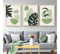 EPOKNQ 3 Geometric Abstract Art Posters, Medieval Modern Bohemian Style Art Print Images, Living Room and Home Plant Color Block Art Decoration Paintings, Frameless (Style 5, 40x60cm*3)