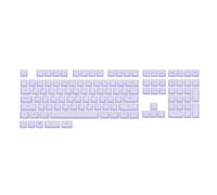 EPOMAKER AegisSil Keycap Set, Silicone Material, Cherry Profile, 113 Keys, 65%/75%/96%/Full Size, Custom Keyboard Keycaps Set for Cherry MX, Kailh, Outemu, Gateron Mechanical Gaming Keyboard (Purple)