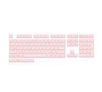 EPOMAKER AegisSil Keycap Set, Silicone Material, Cherry Profile, 113 Keys, 65%/75%/96%/Full Size, Custom Keyboard Keycaps Set for Cherry MX, Kailh, Outemu, Gateron Mechanical Gaming Keyboard (Pink)
