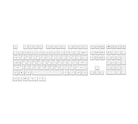 EPOMAKER AegisSil Keycap Set, Silicone Material, Cherry Profile, 113 Keys, 65%/75%/96%/Full Size, Custom Keyboard Keycaps Set for Cherry MX, Kailh, Outemu, Gateron Mechanical Gaming Keyboard (White)