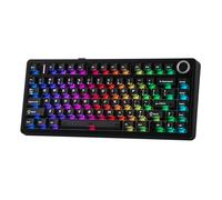 EPOMAKER AULA F75 Ultra Wireless Mechanical Keyboard, 10000mAh,VIA Programmable,Knob,Hot-Swap,Creamy Switch & Gasket,RGB Light,BT/2.4GHz/Type-C,Gaming Keyboard for PC & Mac (Black, Reaper Switch)