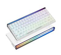 EPOMAKER Aula Hero84 HE Wired Hall Effect Keyboard with RGB Lightbox, 0.01mm Adjustable Actuation, 8KHz Polling, 0.125ms Latency, Snap Key, SOCD, Magnetic Gaming Keyboard (White Topographic)