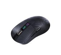 EPOMAKER Carbonis Wireless Gaming Mouse With Digital Display, PAW3950 Sensor, 8K Polling, 30K DPI, Carbon Fiber Composite Shell, Ergonomic Right Hand Esports Mouse for PC Gaming (Black Gold)