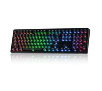 EPOMAKER HE108 Wireless Gaming Keyboard, 8K Polling & 10000mAh, SOCD & DKS, Full-Sized Hall Effect Keyboard with Rapid Triggering, Custom Driver, RGB Backlit, PBT Keycap (Black, Creamy Jade HE)
