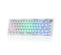EPOMAKER HE65 V2 TMR Hall Effect Gaming Keyboard with Volume Knob (White)