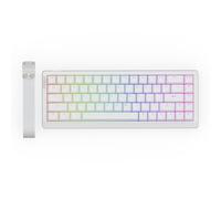 EPOMAKER HE68 Lite Hall Effect Gaming Keyboard, 8k Polling & 128K Scan Rate, 0.01mm Adjustable Trigger, 0.125ms Latency, 5-Layer Sound-Dampened, Snap Key, SOCD, A-RGB, Wired, Mac Software (White)