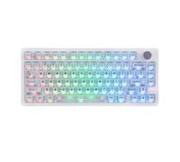 EPOMAKER HE75 V2 TMR Hall Effect Gaming Keyboard w/Changeable Knob (White)