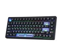 EPOMAKER HE80 Hall Effect Gaming Keyboard, 8K Polling & 32K Scan, Creamy Gasket, DKS, SOCD, RGB Backlit, Hot-Swappable, Wired Gaming Keyboard for PC & Mac (Black, Magnetic Linear Switch)