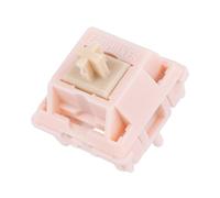 EPOMAKER Silent Keyboard Switch Set - 35 pcs, Pre-Lubed Linear/Tactile Keyboard Switch, 5-Pin Hot-Swap, for Mechanical Gaming Keyboard (Nude Rosa Linear Silent (No Light Diffuser))