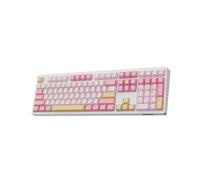 EPOMAKER TH108 Full Size Mechanical Keyboard, Wireless Gaming Keyboard with 8000mAh Battery, Creamy Gasket, 108 Keys, Hot Swap, Custom Driver, RGB Backlight (Pink, Creamy Jade)