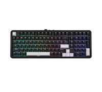 EPOMAKER TH99 Tri-Mode Wireless Mechanical Keyboard with 8000mAh Battery, Hot Swappable Custom RGB Gaming Keyboard with Numpad, Gasket Creamy for PC/Mac/Office (Black, Sea Salt Silent)