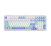 EPOMAKER TH99 Wireless Mechanical Keyboard, Quiet Gaming Keyboard, 8000mAh, Creamy Gasket, RGB Backlit, Numpad, PBT Keycap, Lubed Silent Switch, Hot Swappable, for Gamer/Office (White)