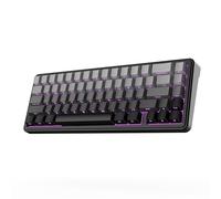 EPOMAKER x AULA F65 65% Wireless Mechanical Keyboard, Gasket Custom Gaming Keyboard Hot Swap with RGB, Bluetooth/2.4G/USB, lubed Linear Switches (Black Gradient, Reaper Switch)