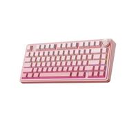 EPOMAKER X Aula F75 75% Wireless Gaming Keyboard, Mechanical Keyboard with Tri-Mode Bluetooth/2.4GHz/USB-C, Creamy Keyboard with 5-Layer Upholstery and Button, NKRO, RGB (Pink, DreamSakura Switch)