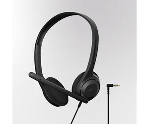 EPOS C1 Professional Headset with 3.5mm Plug - Supreme Comfort, Advanced Noise-Canceling Mic, Crystal-Clear Audio, Lightweight Fit, Ideal for Long Use, Fully Chromebook Certified, Wired On-Ear