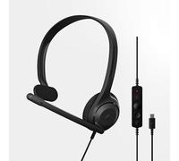 EPOS C1 USB-C Mono Headset - Single-Sided Wired Headset with Noise-Canceling Mic, Ultra-Light Design, Premium Clarity, USB-C Plug, Chromebook Certified, Perfect for Business Calls & Office Use