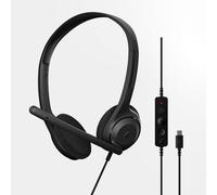 EPOS C1 USB C Wired Headset HighFidelity Audio, Advanced NoiseCanceling Micr...