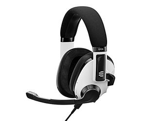 EPOS H3 Hybrid - Closed Acoustic Gaming Headset With Bluetooth - USB-A PC & 3.5mm Console Cable - Dual Microphones - Lightweight - Easy Adjustment - Long Battery Life - Multi-Platform Compatible White