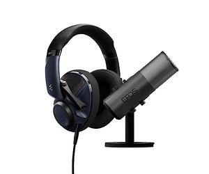 EPOS H6Pro & B20 Streaming Bundle | Open Acoustic Gaming Headset and Microphone Set | Wired Gaming Headphones & Gaming Mic Bundle for your Computer Streaming Setup | Microphone For PC & Gaming Headset
