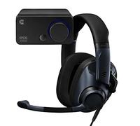 EPOS H6Pro Closed Back + GSX 300 Audio Gaming Bundle for Windows and PC, lift-to-mute mic, Lightweight gaming headset with Audio DAC for improved sound, 7:1 surround, Bass Boost
