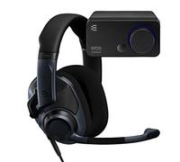 EPOS H6Pro Open Back + GSX 300 Audio Gaming Bundle for Windows and PC, lift-to-mute mic, Lightweight gaming headset with Audio DAC for improved sound, 7:1 surround, Bass Boost
