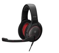EPOS I Sennheiser GAME ONE Gaming Headset, Open Acoustic, Noise-canceling mic, Flip-To-Mute, XXL plush velvet ear pads, compatible with PC, Mac, Xbox One, PS4, Nintendo Switch, and Smartphone - Black.