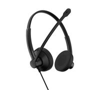 EPOS IMPACT 100 UC Stereo USB-C+A Headset with Microphone, Universal Communications, Noise-Cancelling Mic, Lightweight, Call Control, USB Adapter, Soft Earpads, Professional Business Use