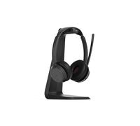 EPOS IMPACT 1000 USB-C Duo Headset + Charging Dock Professional binaural headset with Bluetooth, USB-C and a wireless charging dock to keep your