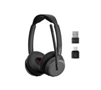 EPOS IMPACT 1000 USB-C Duo Headset with UC dongle Professional binaural headset with Bluetooth, USB-C and a BTD 900c USB adapter, for optimised