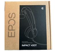 EPOS IMPACT 430T Mono USB C and USB A On-Ear Headset with Dual Noise-Canceling Mics, Microsoft Teams Certified, Plug-and-Play, Zoom Compatible, Ideal for Home Office & Business Calls