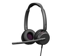 EPOS IMPACT 460 - Binaural On-Ear Headset with Dual Microphone, Noise Cancellation, USB-C/USB/A Connectivity, Home Office, Plug-and-Play, Zoom, UC