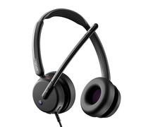 EPOS IMPACT 460T - Binaural On-Ear Headset with Dual Microphone, Noise Cancellation, USB-C/USB-A Connectivity, Microsoft Teams, Home Office, Plug-and-Play, Zoom, UC