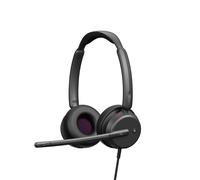 EPOS IMPACT 460T USB-C Teams Wired stereo headset with USB-C and USB-A adapters, hybrid ANC technology and Microsoft Teams certification for clear