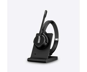 EPOS IMPACT 5000 Go DECT Wireless Headset Professional wireless DECT headset with charging cradle and USB dongle, ideal for clear communication even